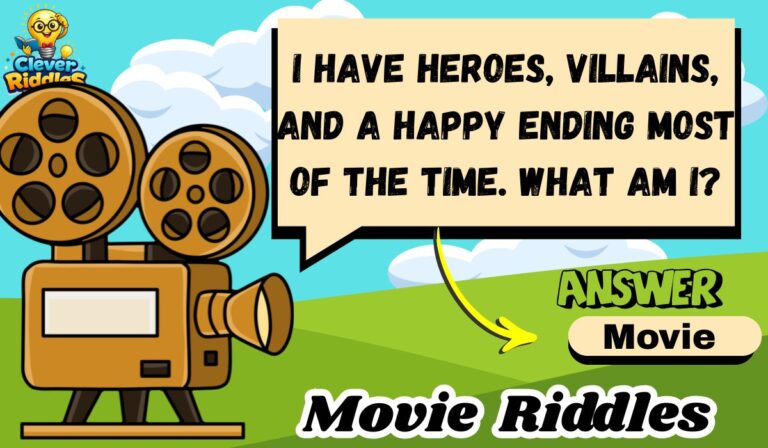 270+ Movie Riddles – Fun Film Riddles for Movie Lovers!