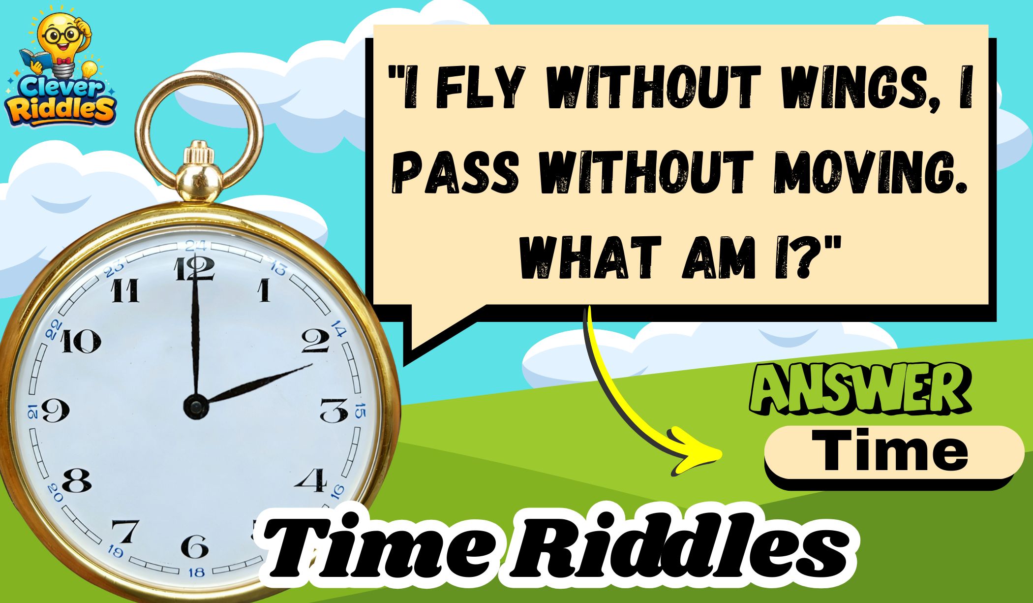 275+ Best Time Riddles 20 Ticking Brain-Teasers 2026