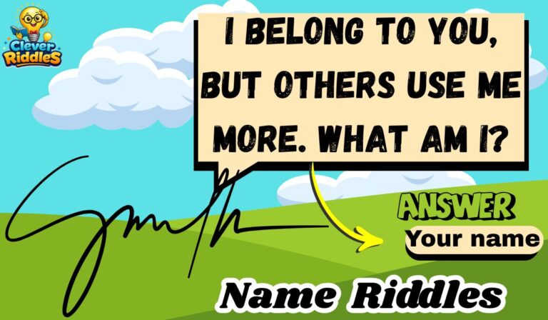 350+ Name Riddles Clever Word Puzzles That Spell Fun 2026