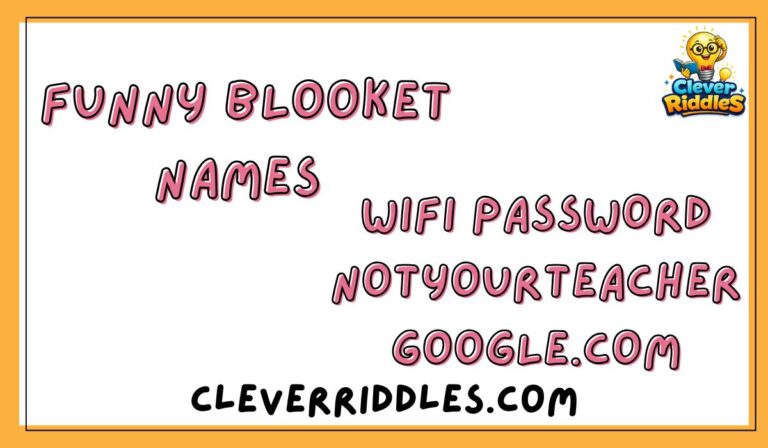 450+ Funny Blooket Names & Pun Ideas That Will Make Everyone Laugh (2026)