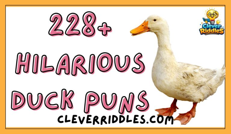 228+ Hilarious Duck Puns Funny, Cute & Clever Quacks for Social Media 