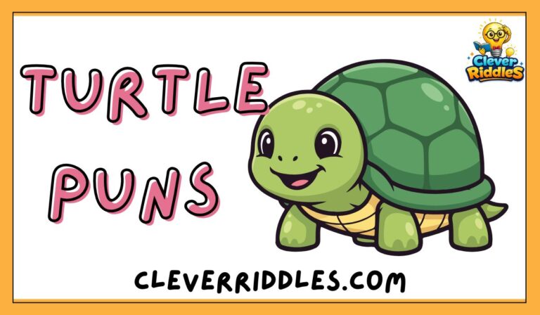 350+ Turtle Puns That Are Shell-Arious, Clever, Cute & Perfect for Every Occasion (2026)