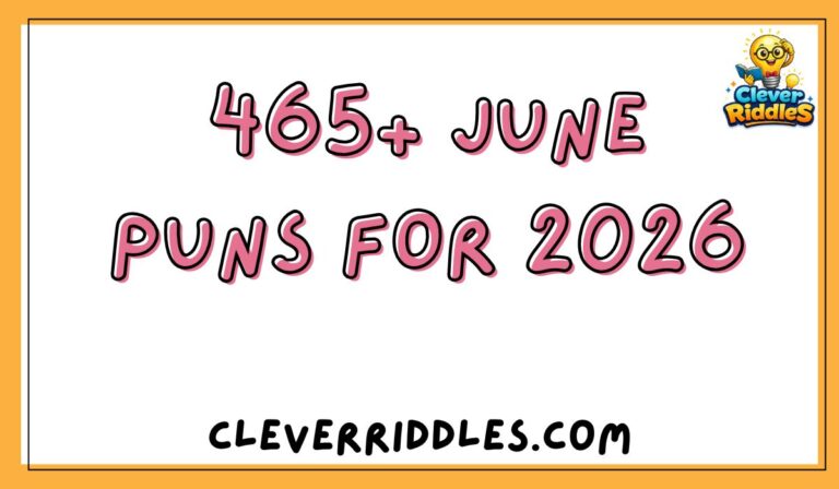 465+ June Puns for 2026: Hilarious Summer Wordplay, Seasonal Jokes & Caption Ideas