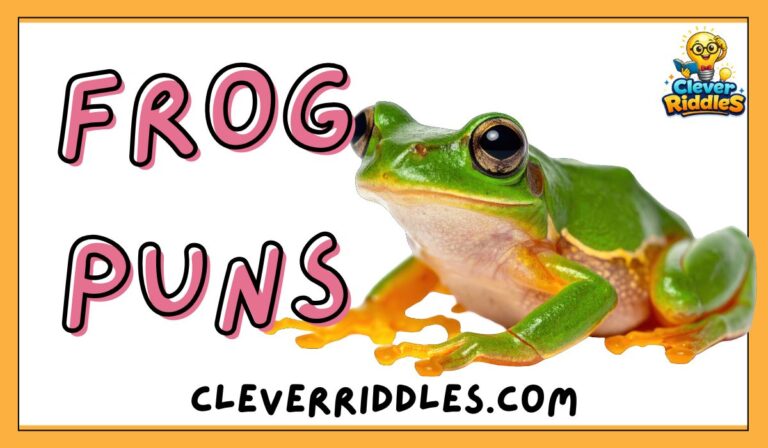 Funny frog puns collection cute hoppy wordplay