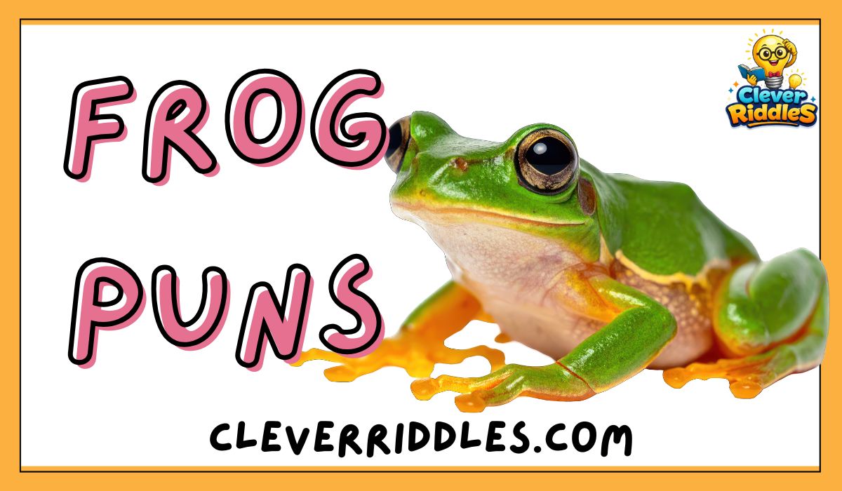 Funny frog puns collection cute hoppy wordplay
