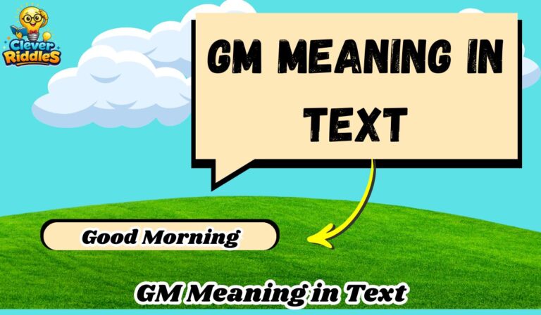 GM Meaning in Text: What It Really Means in 2026