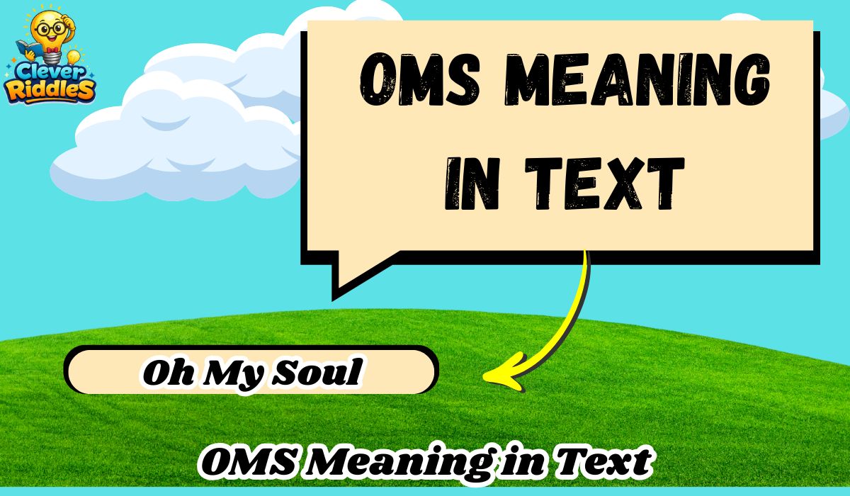 OMS meaning in text slang conversation explained
