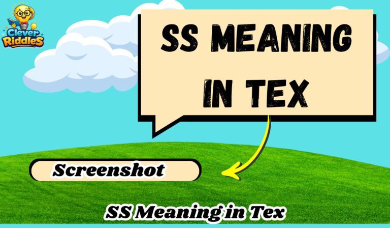 SS Meaning in Text: What It Means in Messages, Snapchat, TikTok & Social Media (2026 Guide)