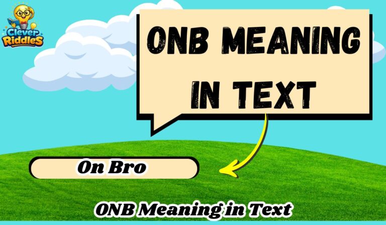 ONB Meaning in Text