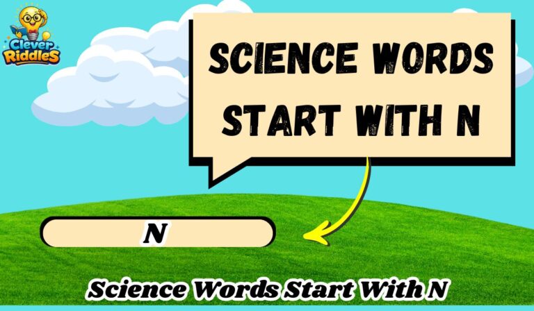 Science Words Start With N
