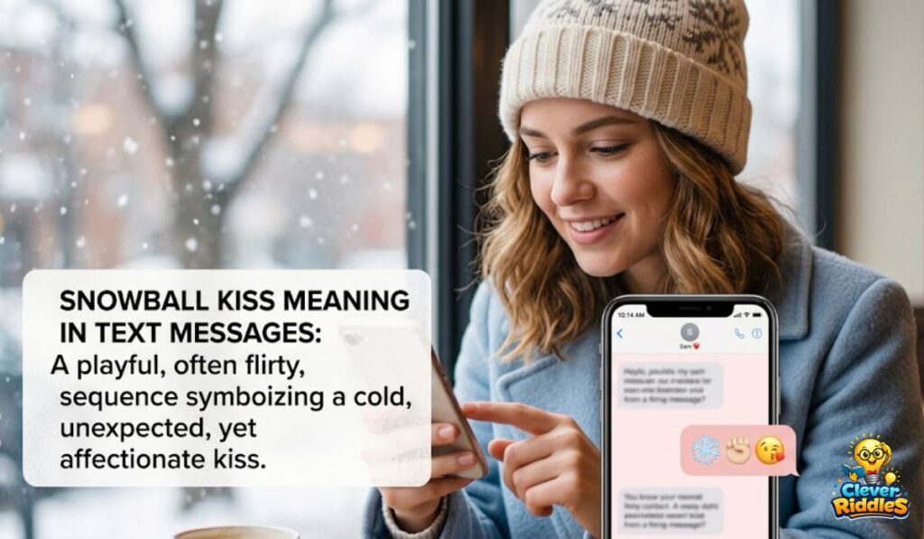 Snowball Kiss Meaning in Text Messages