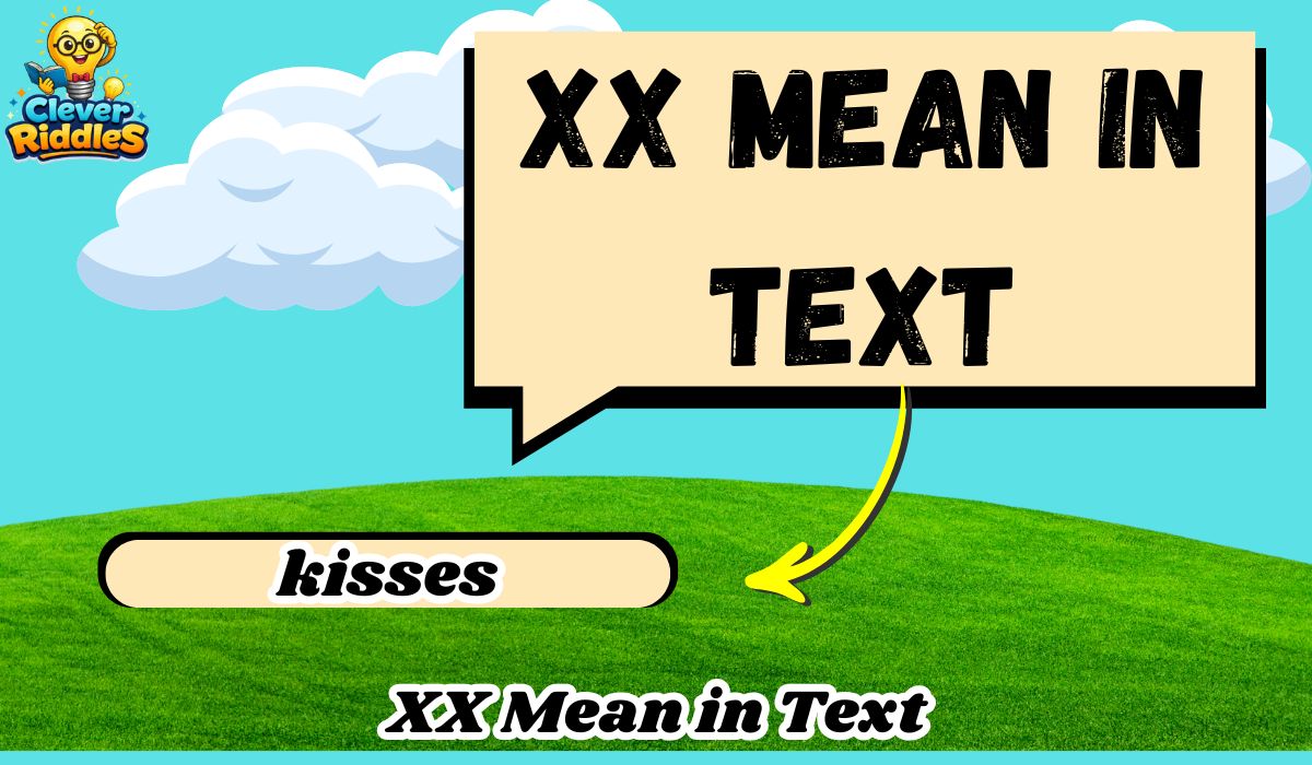 what does xx mean in text messages