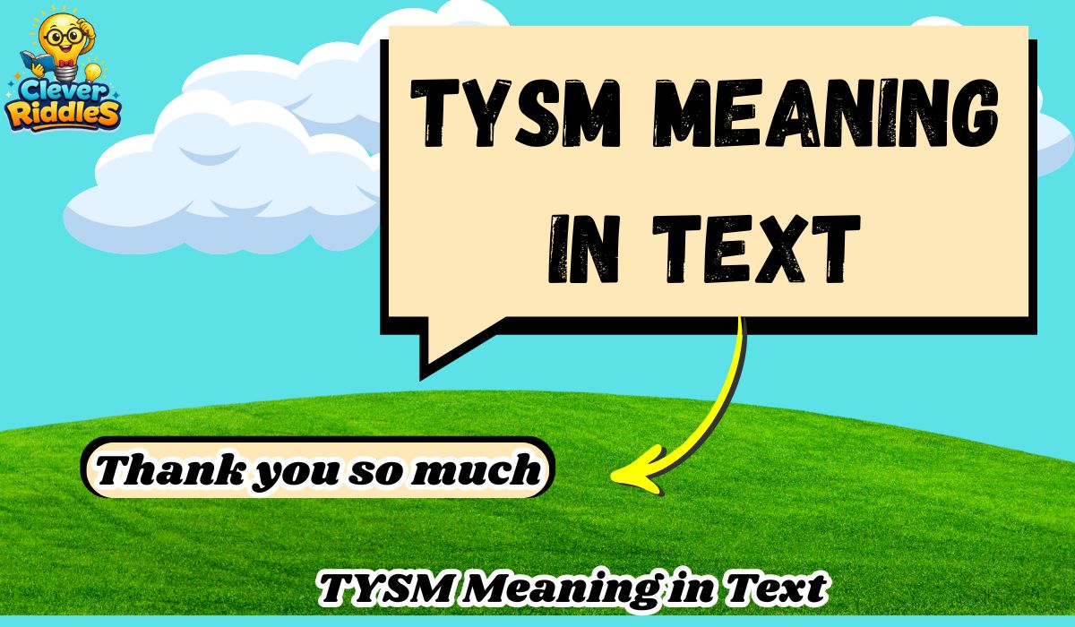 TYSM Meaning in Text: What It Really Signals in Digital Chats