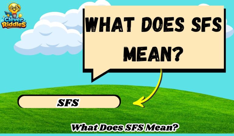 What Does SFS Mean? A Complete Definition & Platform Breakdown (2026)
