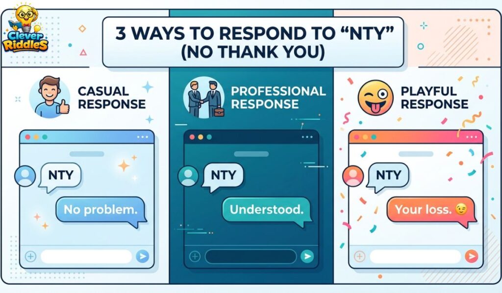 What Should You Reply When Someone Says NTY?